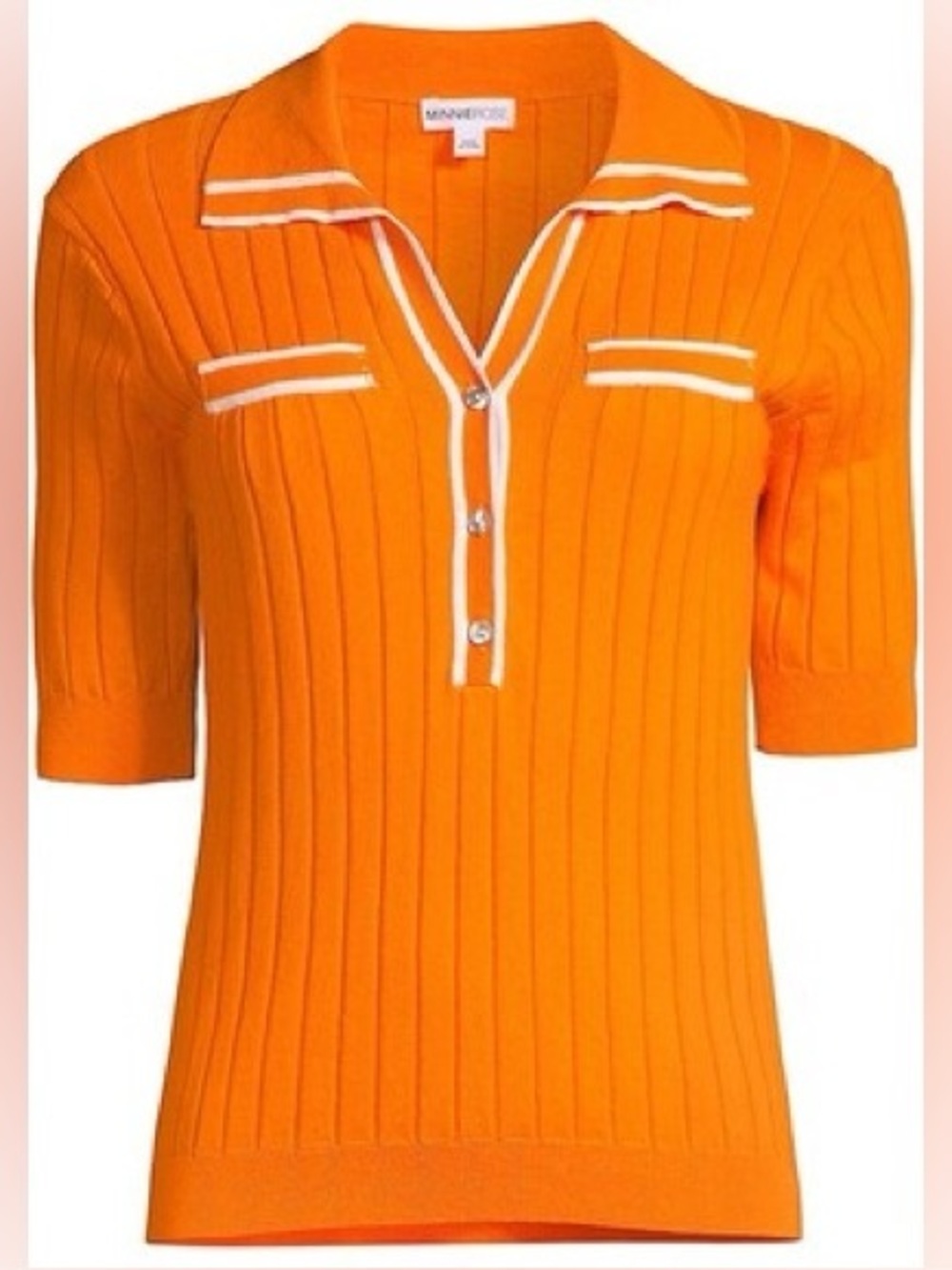 NWT Minnie Rose Ribbed V-Neck Sweater
